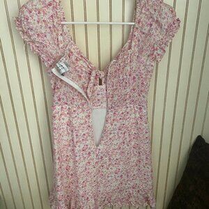 Hello Molly Pink Floral Mini dress
